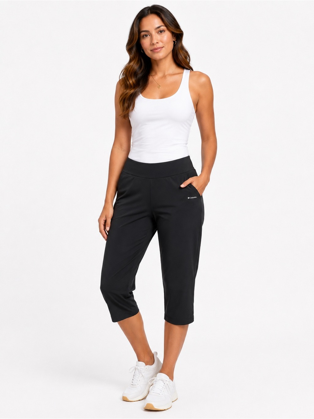 Columbia Black Stretch Capri Pants for Women